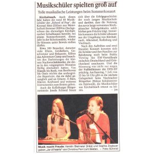 Musikschüler spielten groß auf