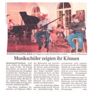 Musikschüler zeigten ihr Können