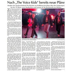 Nach „The Voice Kids" bereits neue Pläne