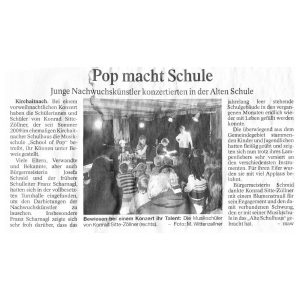 Pop macht Schule