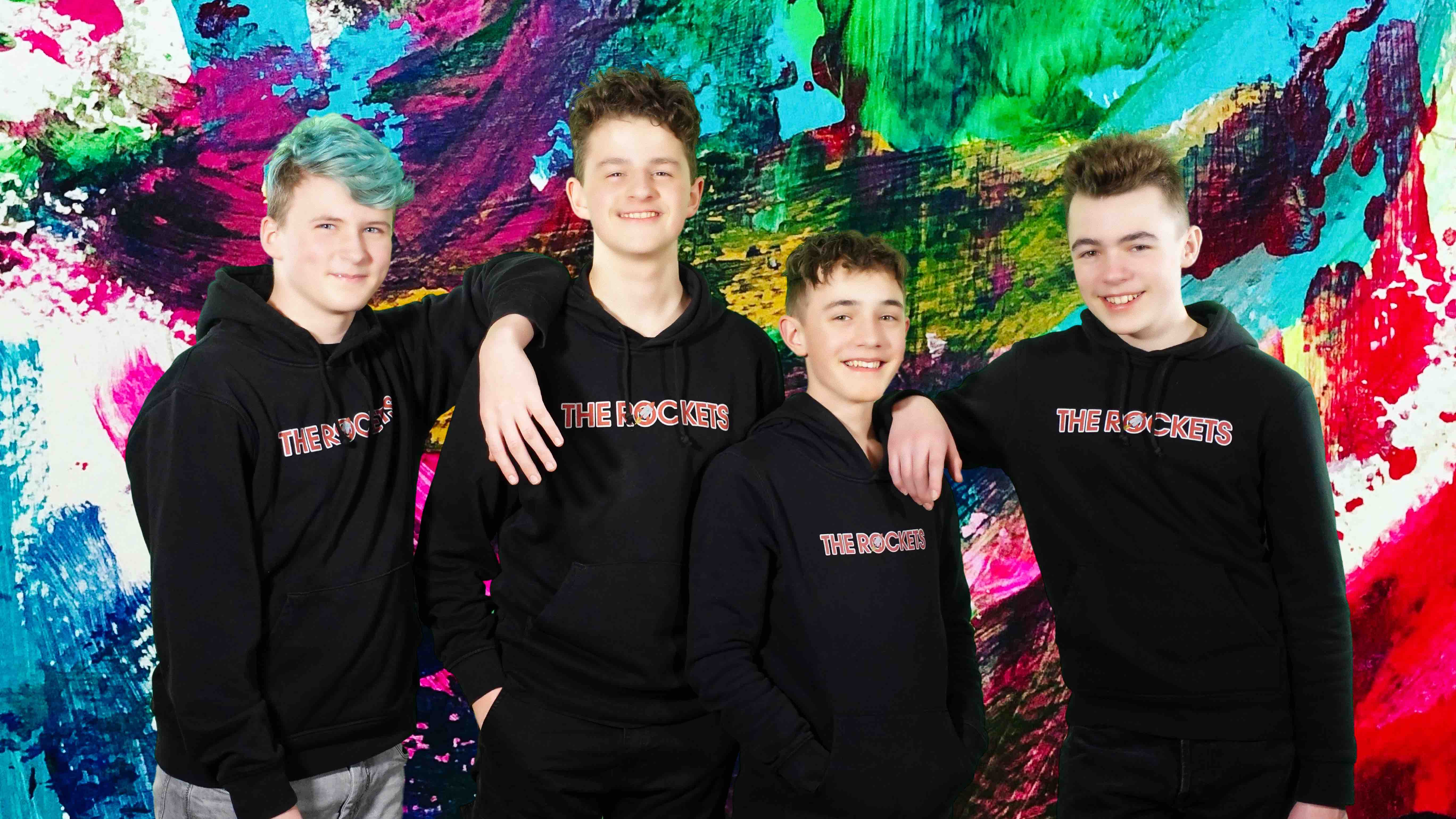 Schülerband The Rockets bei einem Live-Auftritt — School of Pop